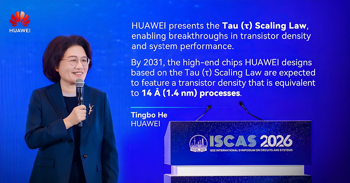 News] Huawei Expands Tau Scaling Law V2 Paper, Highlighting LogicFolding  Path to Ascend AI Chips in 2030