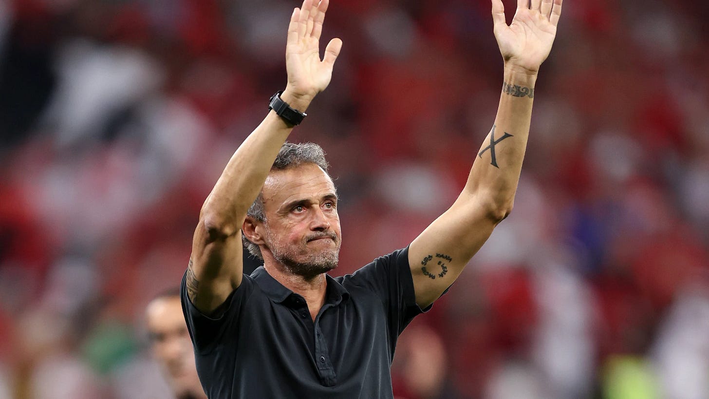 Luis Enrique: "En el fútbol un equipo puede ganar sin atacar..."