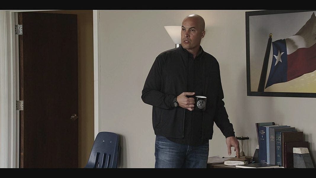 Walker James getting some morning coffee. Walker James getting some morning coffee.