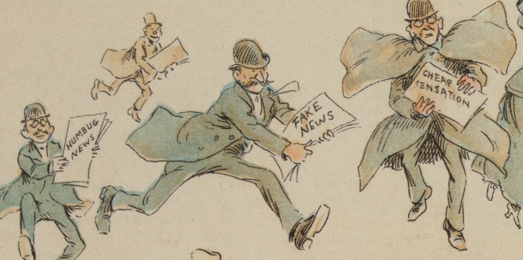 fake news history fake news history