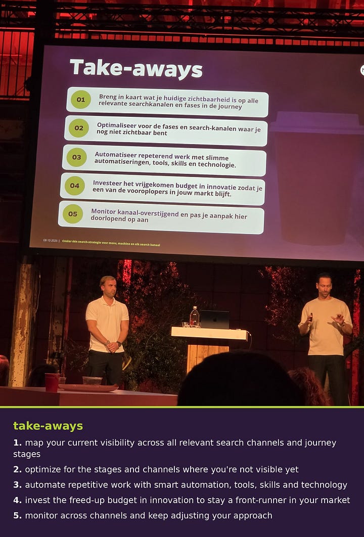 create one search strategy for humans, machines and every search channel