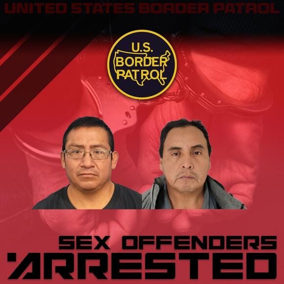 Sex Offenders Arrested by US Border Patrol Sex Offenders Arrested by US Border Patrol