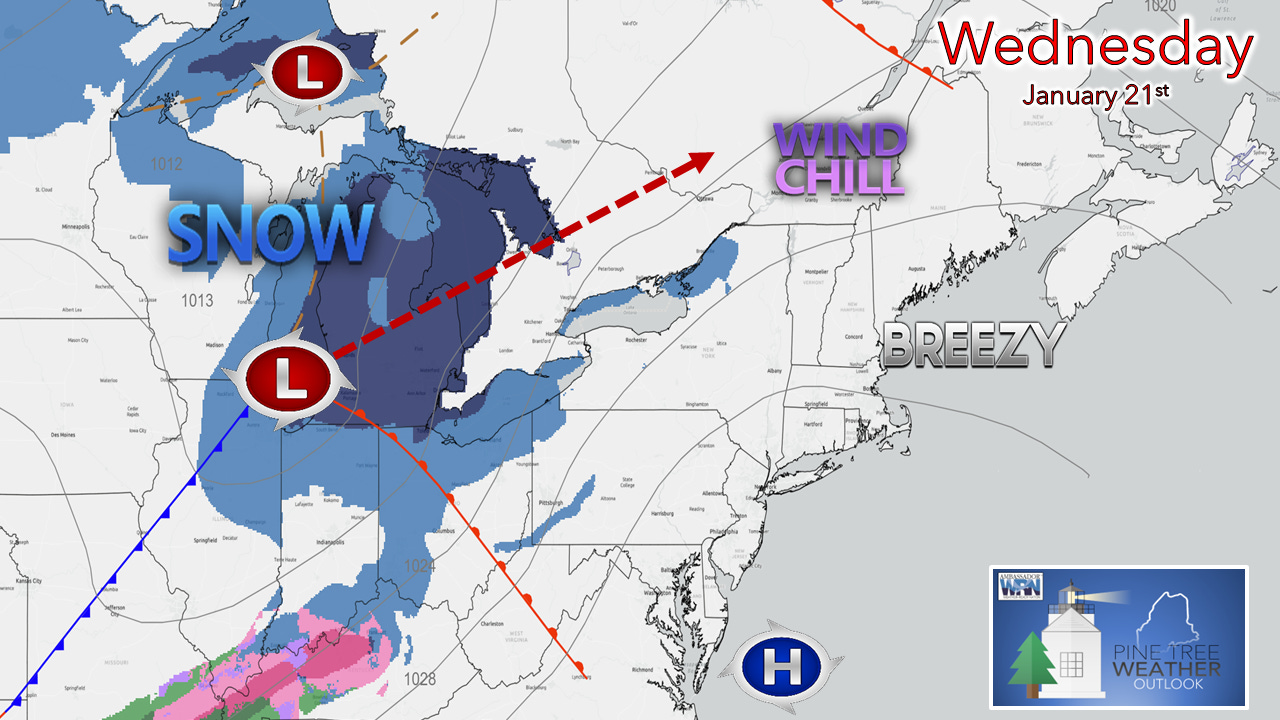 Light snow on the way Wednesday night