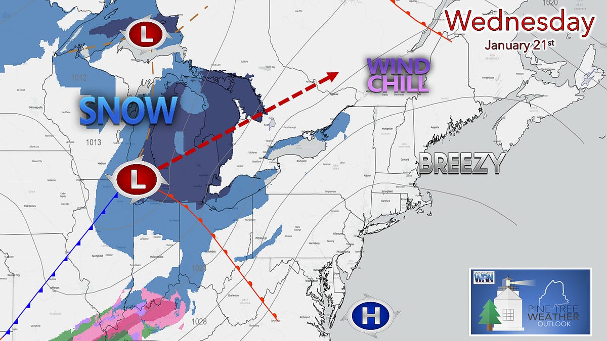 Light snow on the way Wednesday night
