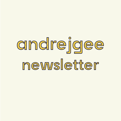 the andre gee newsletter