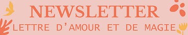 Lettre d'amour et de magie