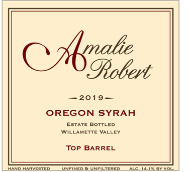 2019 Top Barrel Syrah.