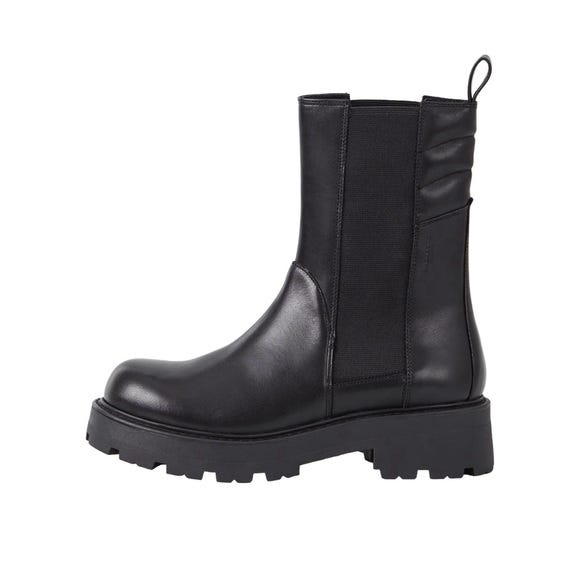 Vagabond COSMO 2.0 BOOTS Black Leather Chunky Chelsea Boots Women’s Size 7 - Picture 1 of 10