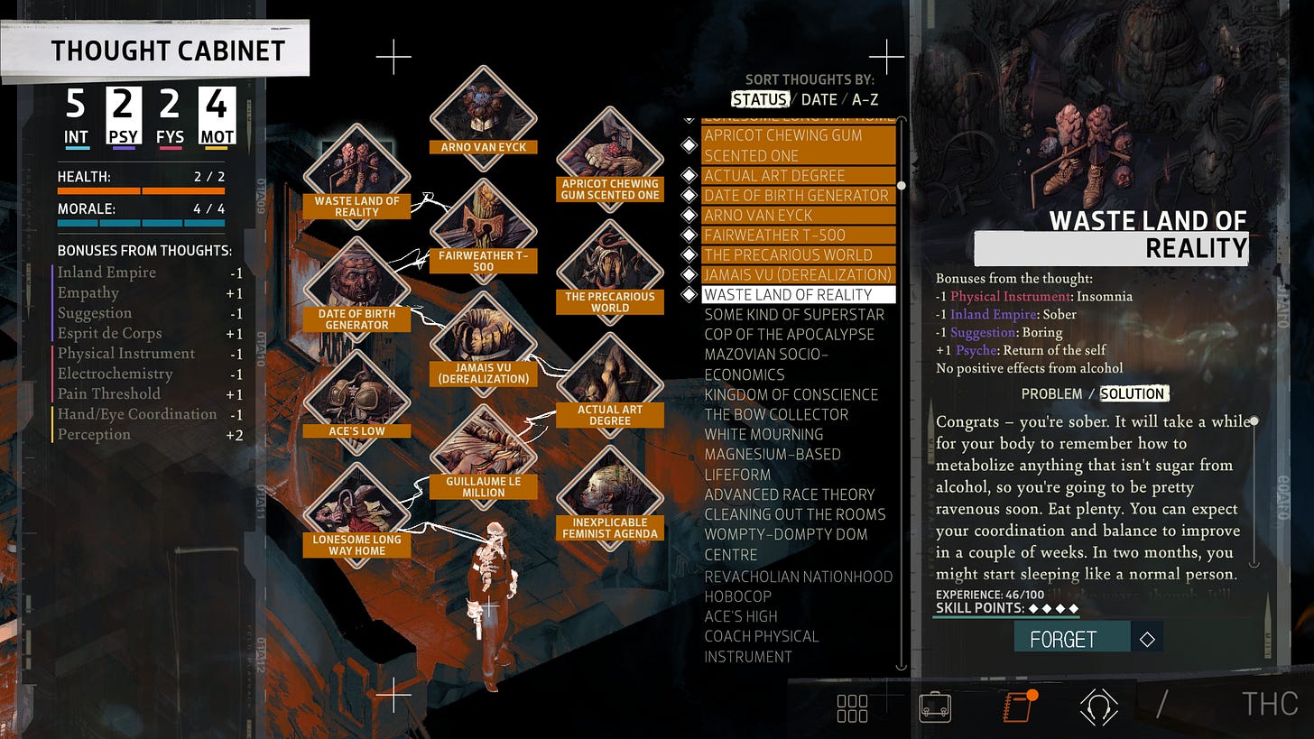 Thought Cabinet - Disco Elysium Wiki Thought Cabinet - Disco Elysium Wiki