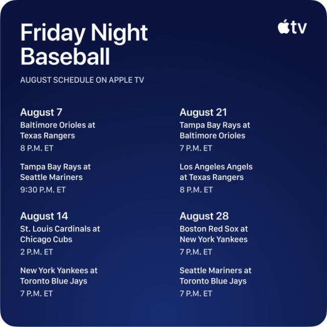 Friday Night Baseball