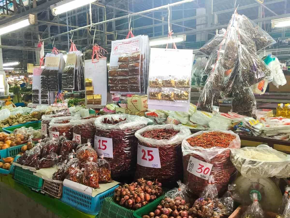 Local market in Chiang Mai, Thailand