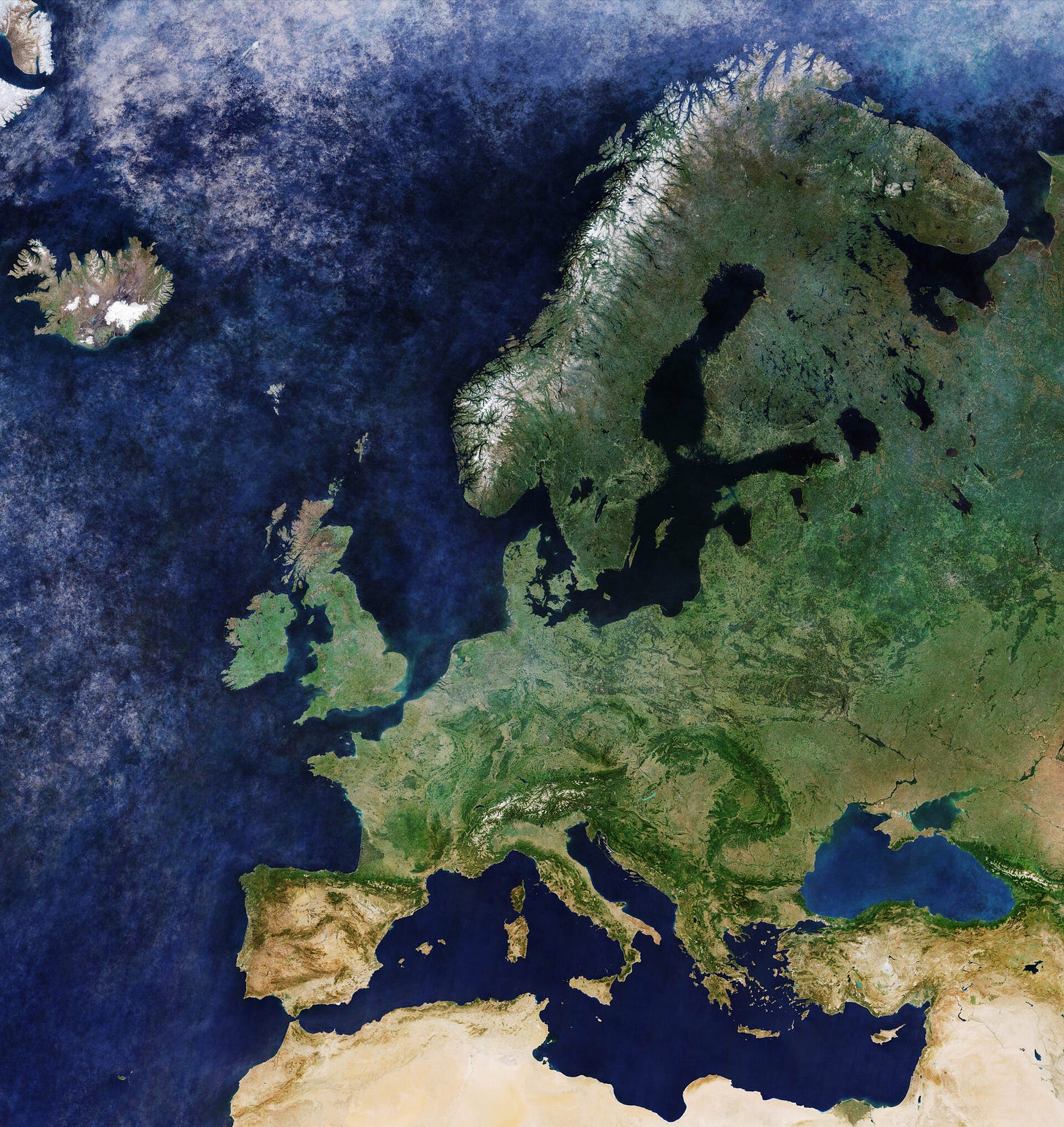 Cloud-free Europe Cloud-free Europe