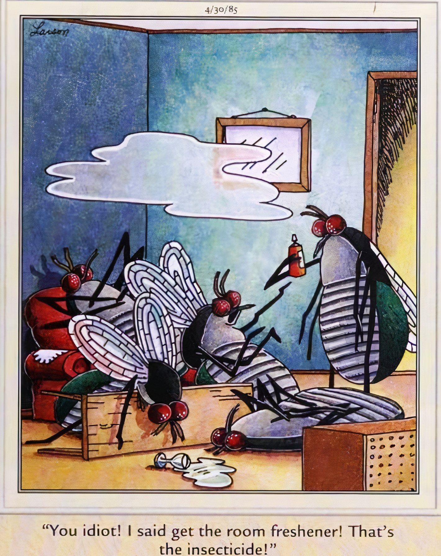 10 Hilarious Far Side Comics Starring Anthropomorphized Flies