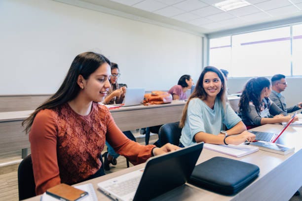University Students in Classroom