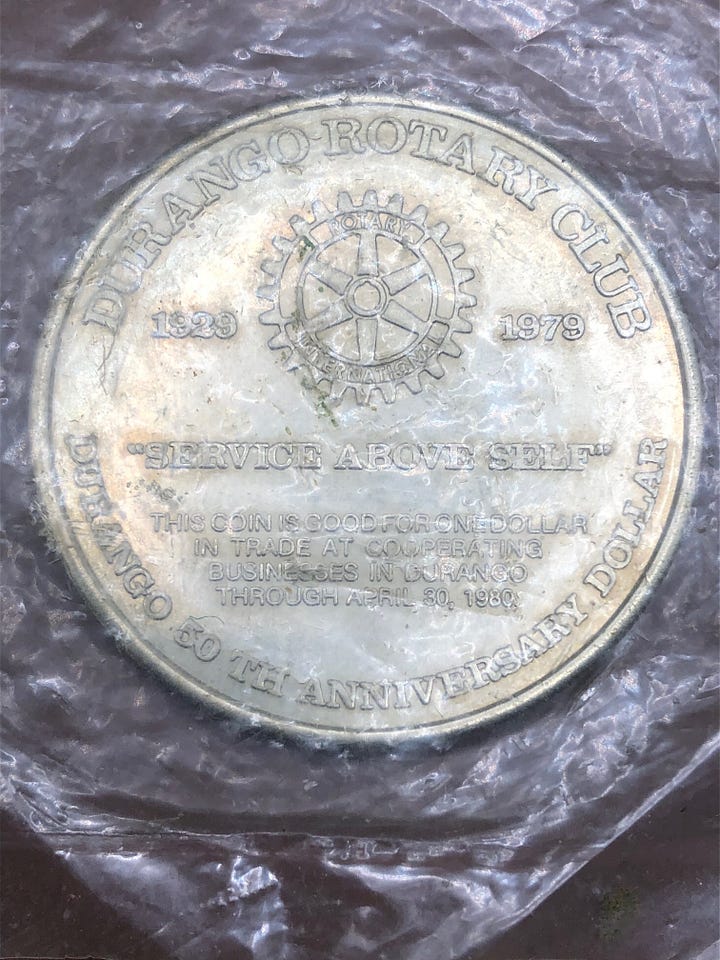Denver Rio Grande Railroad Medal Token from 1979