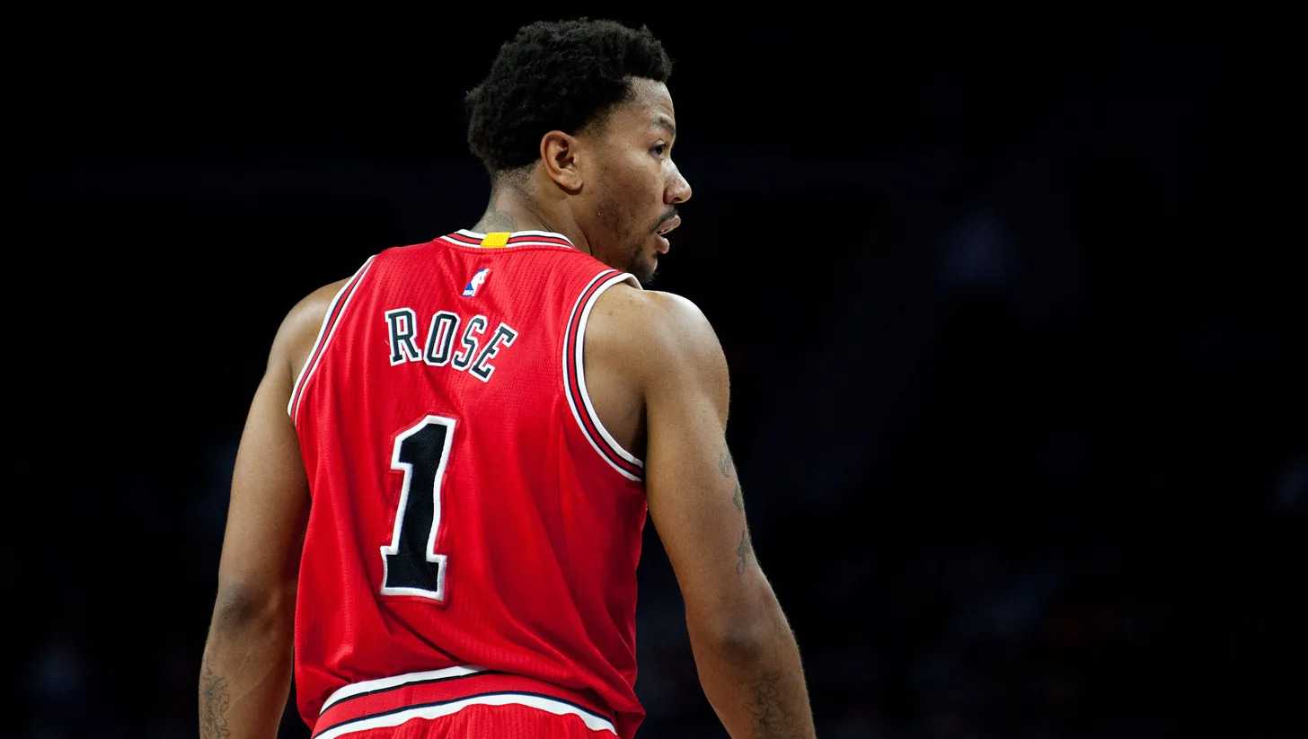 Derrick Rose, during his tenure with the Chicago Bulls, in a file photo (Photo: Tim Fuller/USA Today Sports). Derrick Rose, during his tenure with the Chicago Bulls, in a file photo (Photo: Tim Fuller/USA Today Sports).