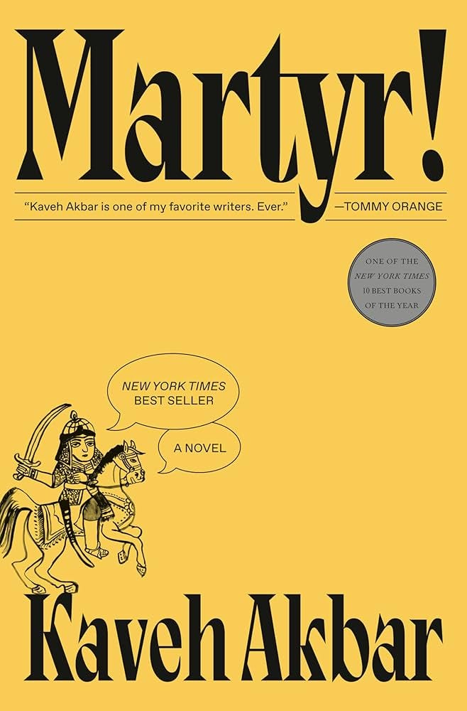 Amazon.com: Martyr!: A novel: 9780593537619: Akbar, Kaveh: Books Amazon.com: Martyr!: A novel: 9780593537619: Akbar, Kaveh: Books