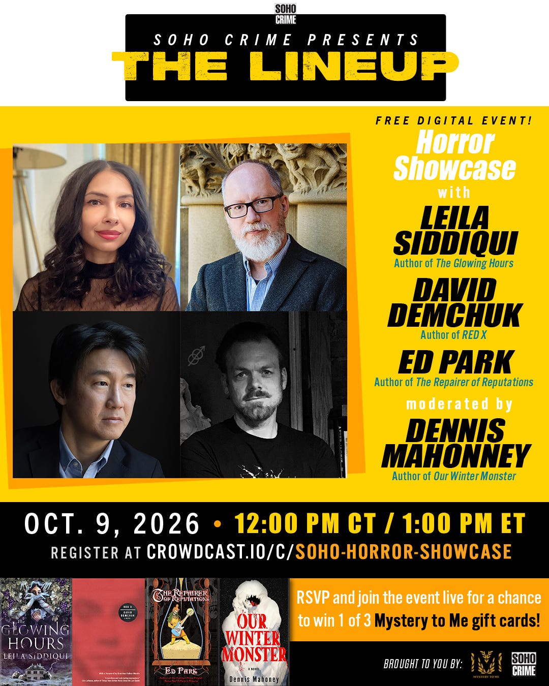 Launch for The Repairer of Reputations with Jeff Wong and Ed Lin
