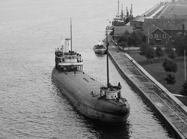 Pin on WHALEBACK SHIPS OF THE GREAT LAKES