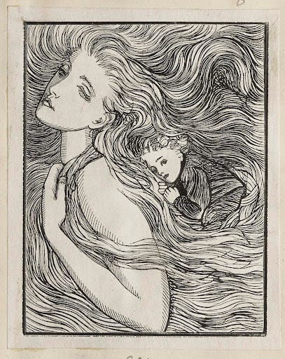 Dalziel after Arthur Hughes, illustration for George Macdonald, At the Back  of the North Wind – Woodpeckings