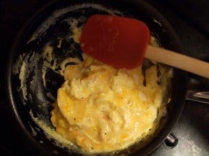 scrambled eggs