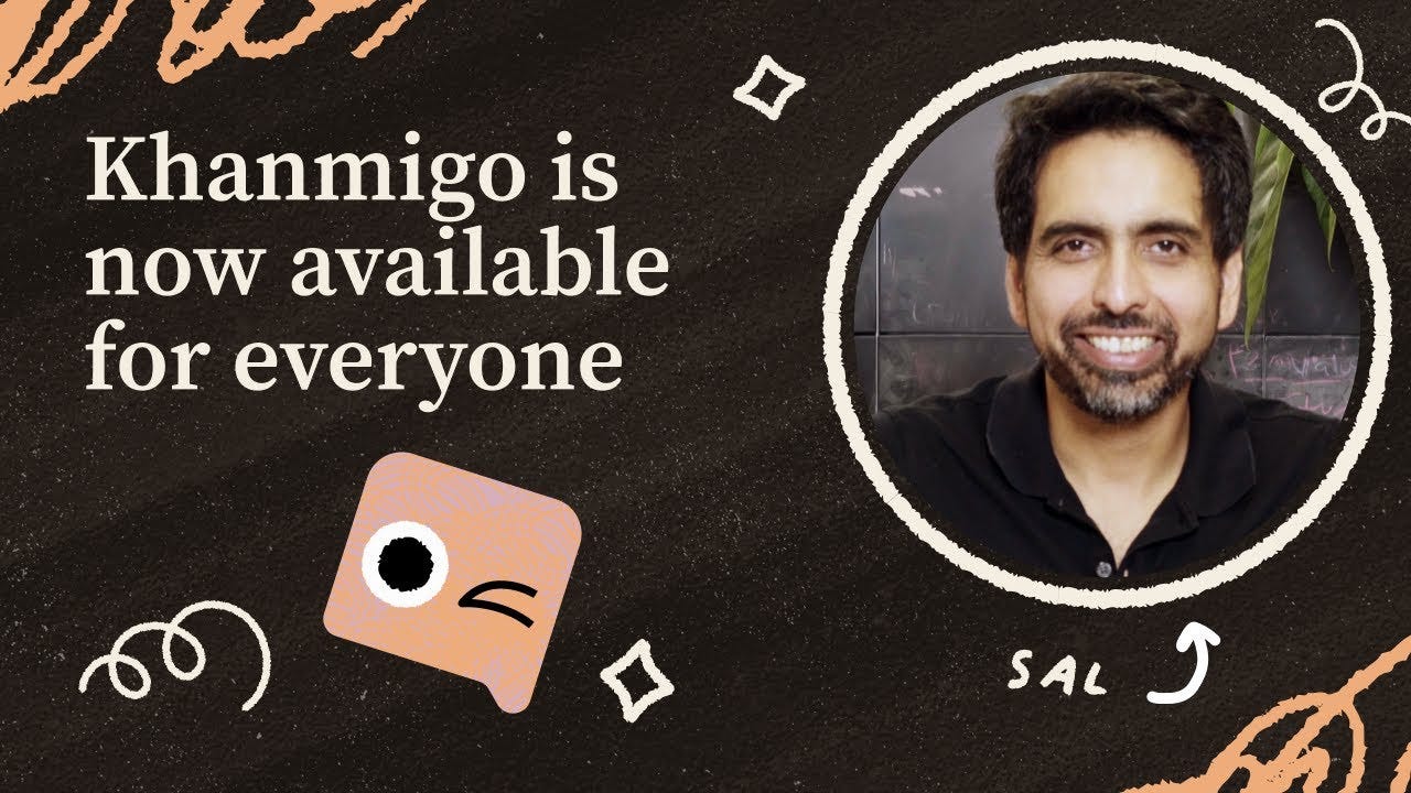 Khanmigo is now available to the public (US only)| Personalized AI tutor &  teaching assistant