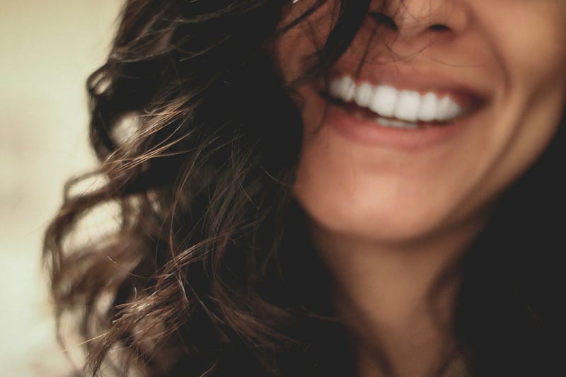 Woman smiling Woman smiling