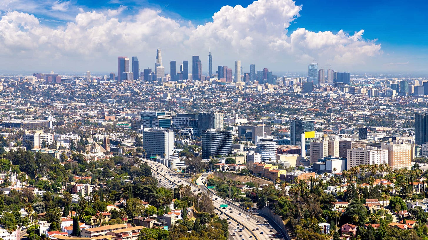 [100+] Los Angeles Skyline Wallpapers | Wallpapers.com