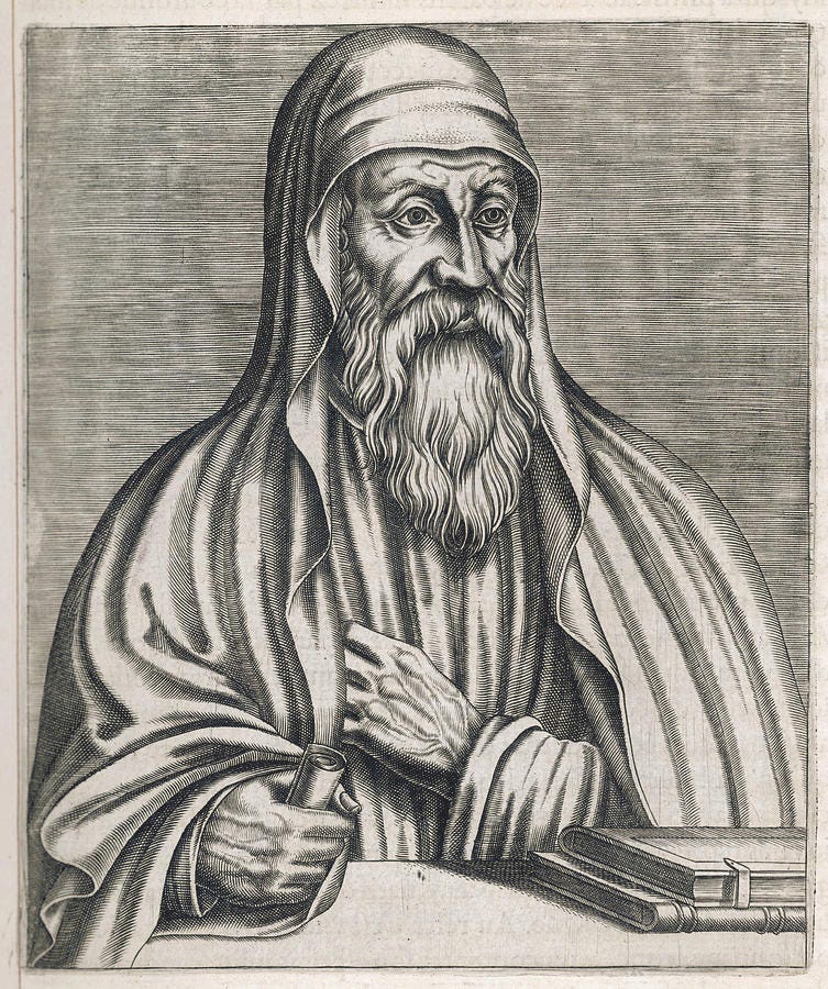 Greek Drawing - Origen  Christian Writer And Teacher by Mary Evans Picture Library