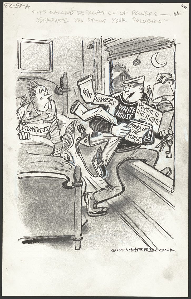 Herblock Looks at 1973: Fifty Years Ago in Editorial Cartoons - Herblock  Gallery | Exhibitions - Library of Congress