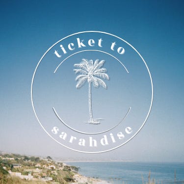 Ticket to Sarahdise