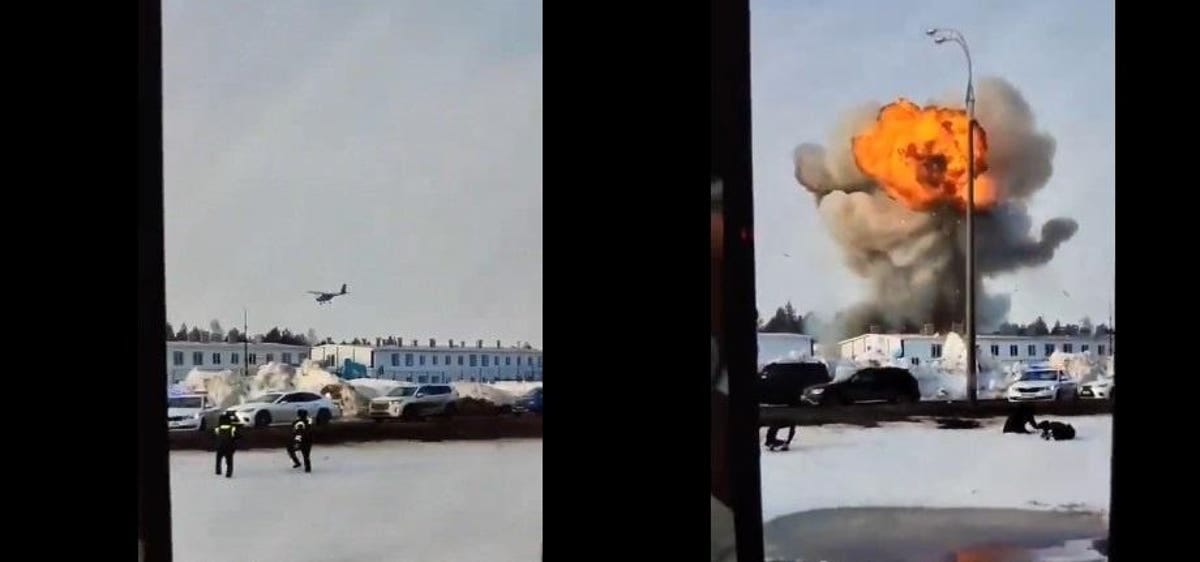 Ukraine Packed Plane With TNT And Flew It Into A Russian Drone Factory