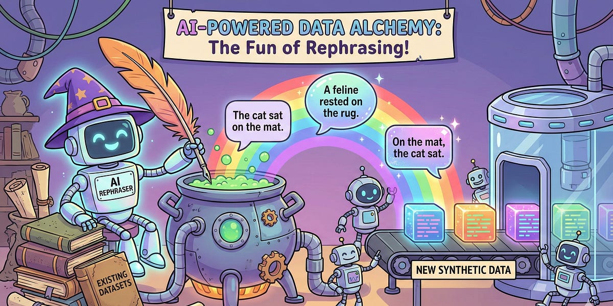 The Sequence Knowledge #764: Wanna do Synthetic Data? Learn About Rephrasing