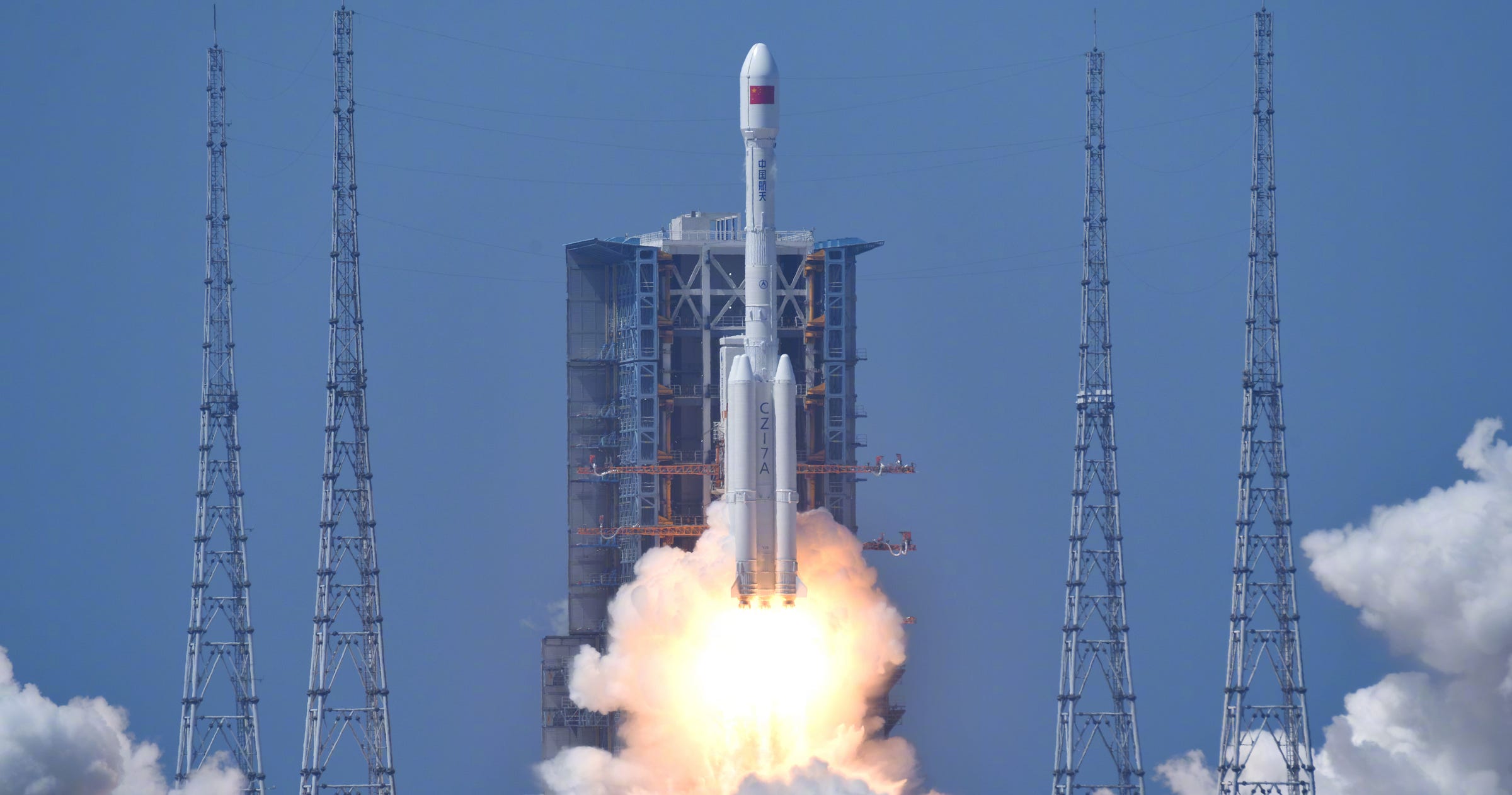 The Long March 7A Y20 vehicle lifting off from the Wenchang Space Launch Site on June 23rd 2026.