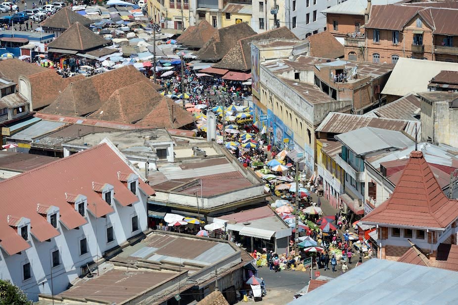 Madagascar, Antananarivo, cityscape