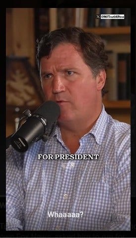 May be an image of 1 person and text that says '@MJTrutiallera FOR PRESIDENT Whaaaaa?'