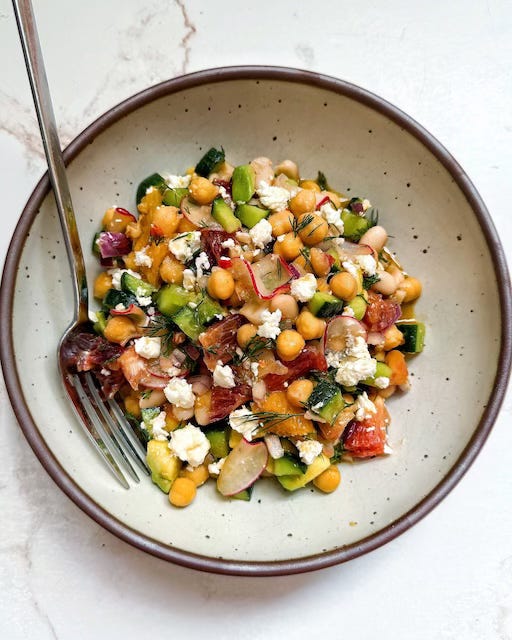 Spicy Citrus Spring Bean Salad 