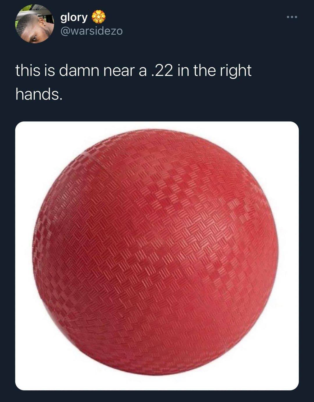 Image may contain: text that says 'glory @warsidezo this is damn near a.22 a 22 in the right hands.'