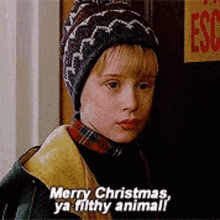 Merry Christmas You Filthy Animal GIFs | Tenor