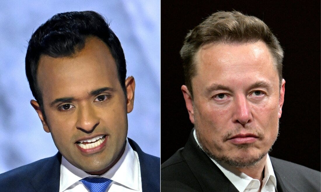 Trump appoints Elon Musk to lead so-called 'DOGE' with Vivek Ramaswamy : NPR