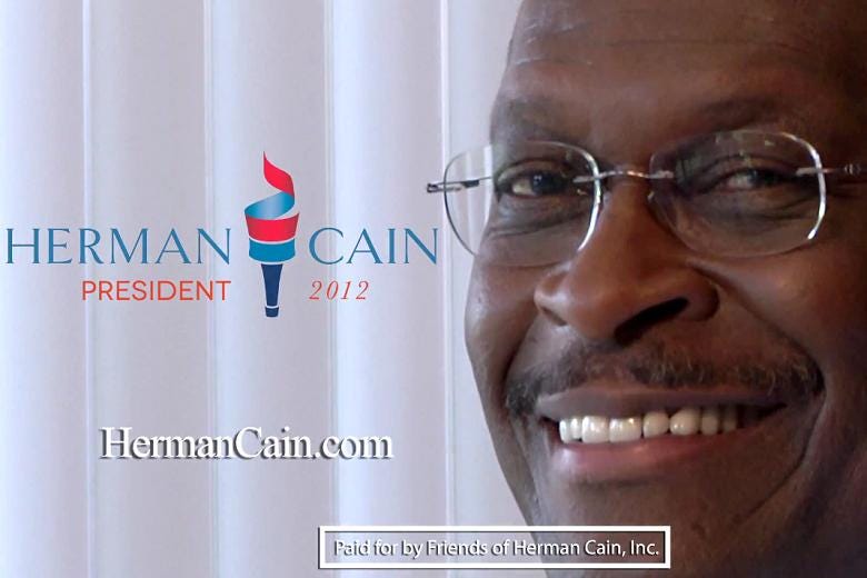 Herman Cain's 'creepy' smile video goes viral