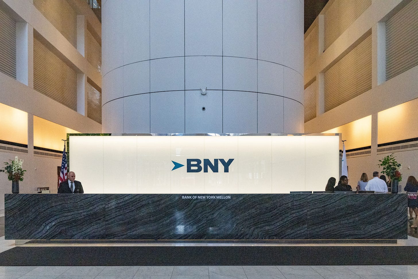 The offices of BNY Mellon investment banking company The offices of BNY Mellon investment banking company