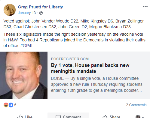 Greg Pruett for Liberty Greg Pruett for Liberty