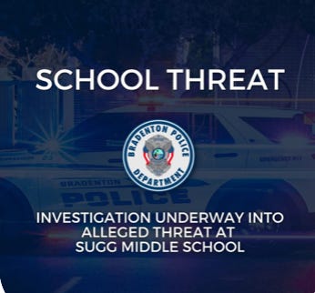 Investigation Underway Into Reported Threat at Sugg Middle School