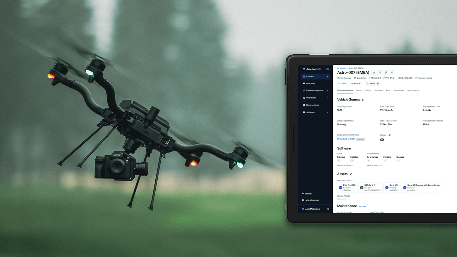 Auterion Suite introduces updates that centralize the overview of crucial  data for efficient fleet management – Auterion