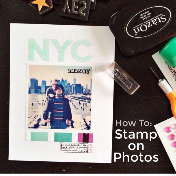 How to Stamp on Photos