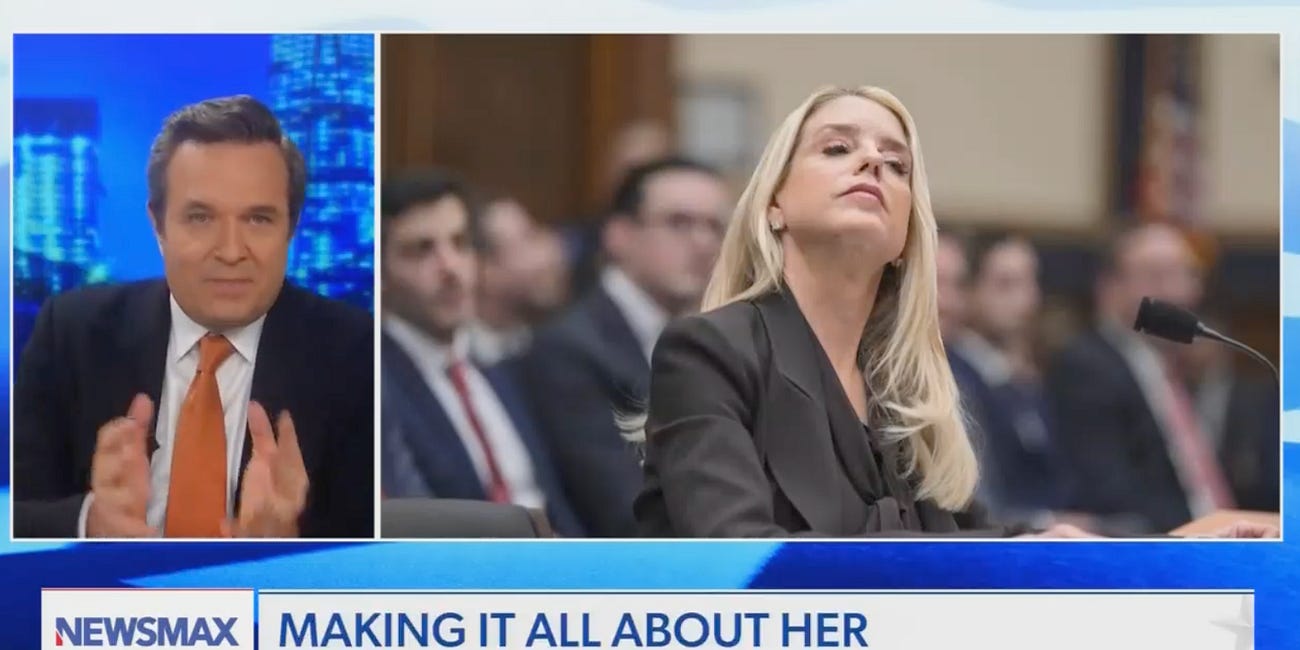 Even Newsmax Thinks Pam Bondi Sh*t The Bed Yesterday