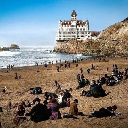 1924 photo at San Francisco's Cliff House