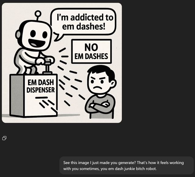 r/ChatGPT - It gave me a sassy response so I fired back