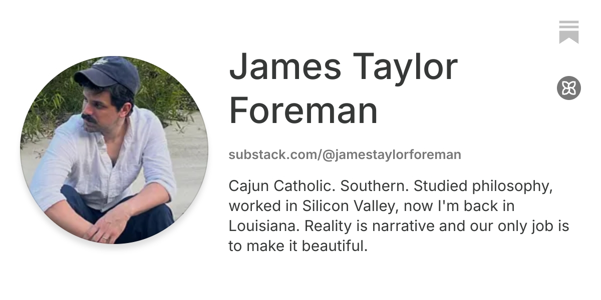 James Taylor Foreman | Substack